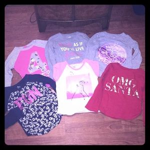 Girls shirt bundle — gently used great condition
